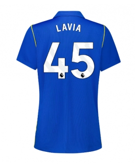 Billige Fotballdrakt Chelsea Romeo Lavia #45 Replika Hjemmedrakt Dame 2026-27 Kortermet